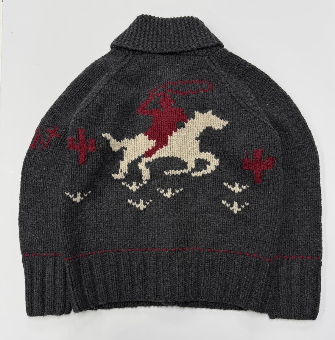 TMT polo pattern wool cowichan 상품이미지6