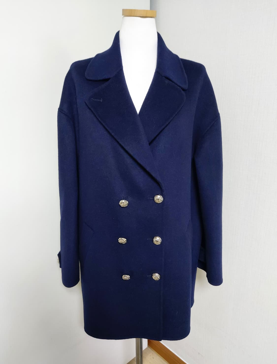 Sandro 여성 더블 울 코트 (S)오버핏 상품이미지1