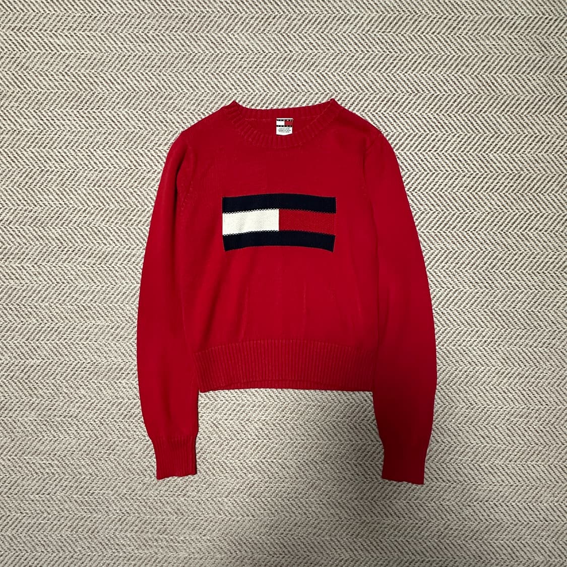 TOMMY JEANS japan made woman cotton knit 상품이미지1