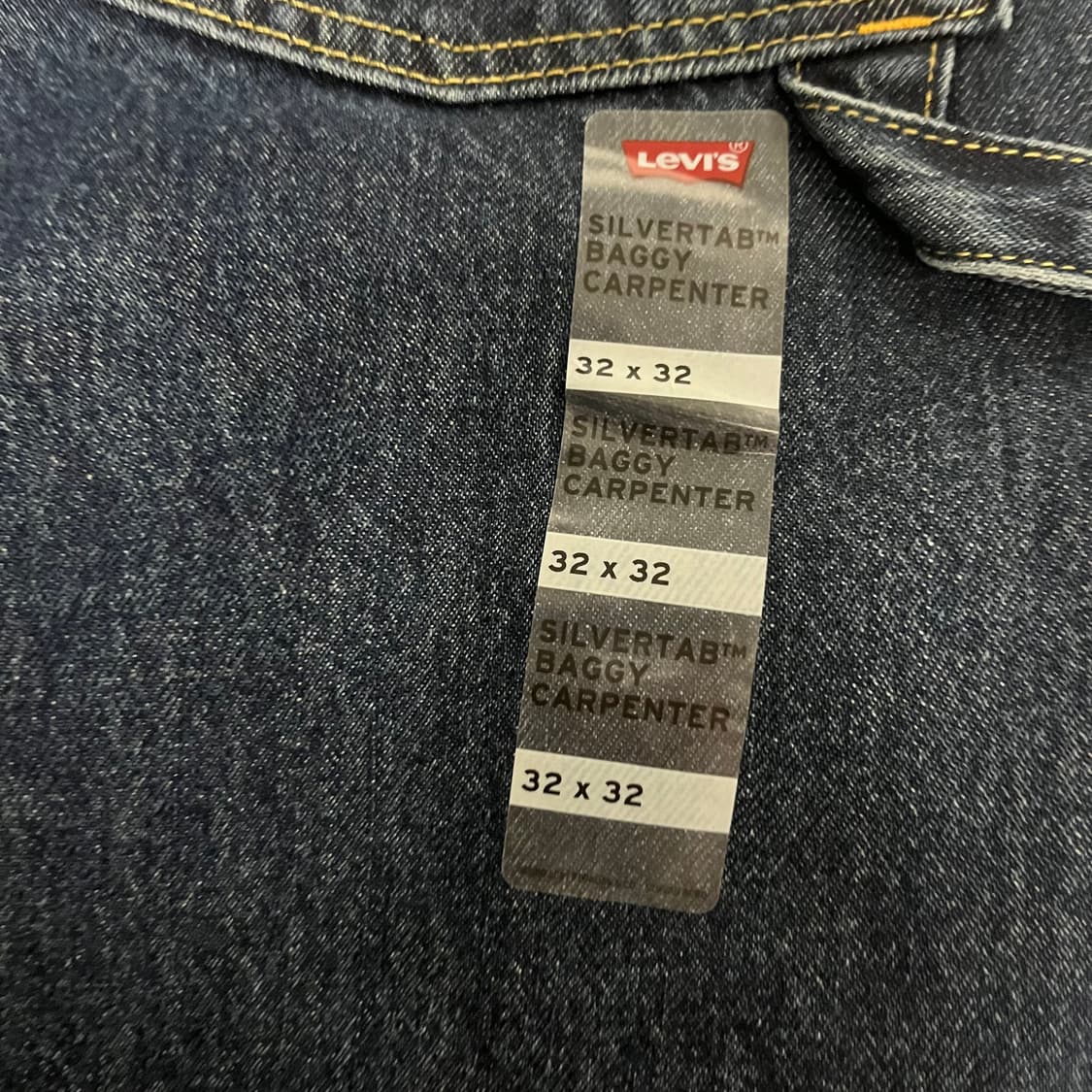 리바이스 실버탭 배기 카펜터 진 상품이미지3