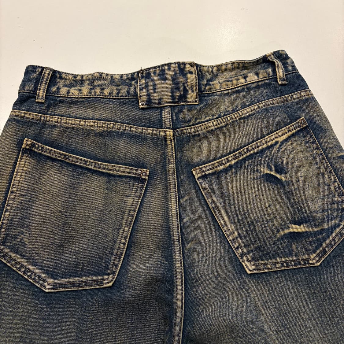 [50] 메종미네드 커브드 워싱 데님 팬츠 C682 상품이미지3