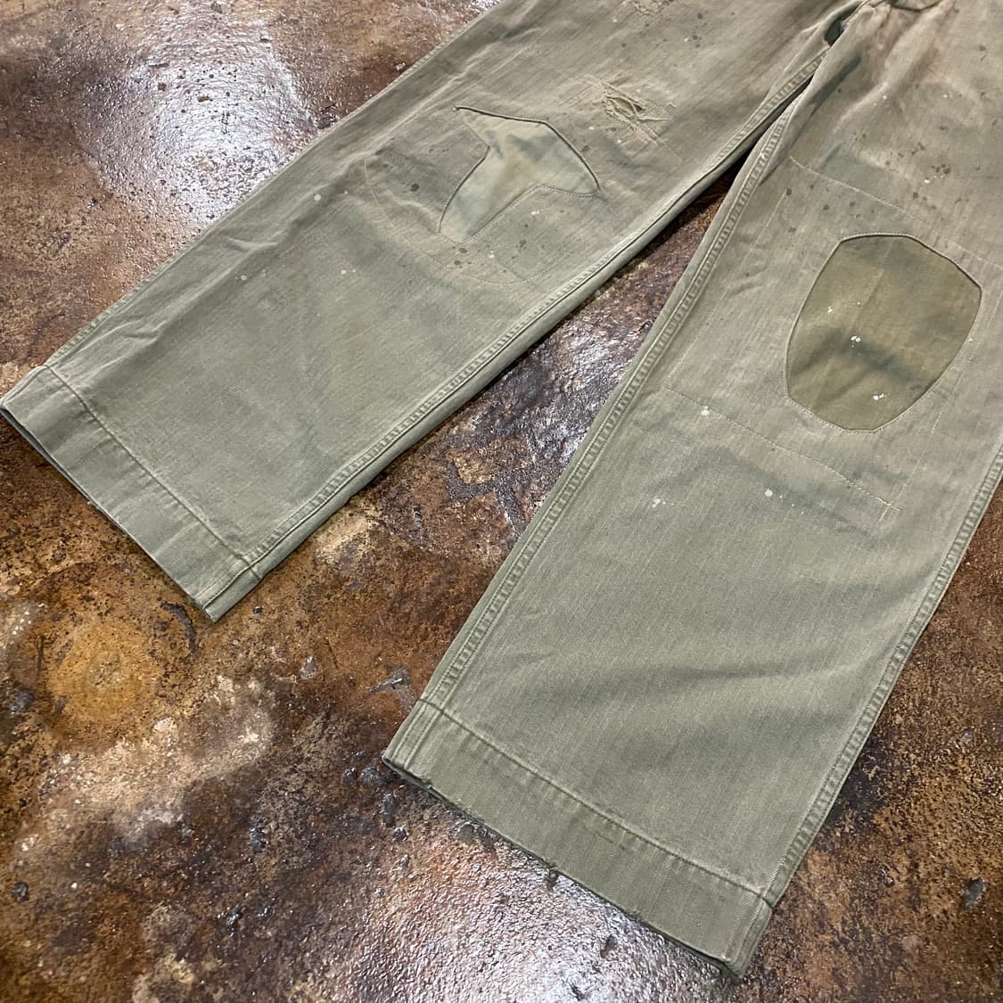 (XL) 바우와우 bowwow 패치워크 데미지 팬츠 상품이미지4