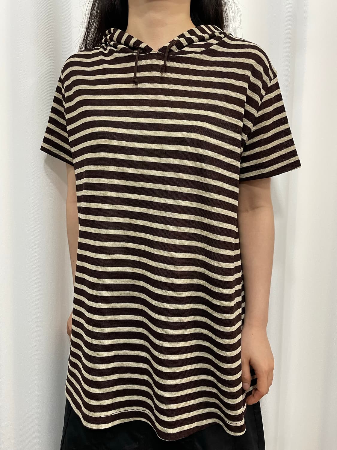stripe hood top 상품이미지1