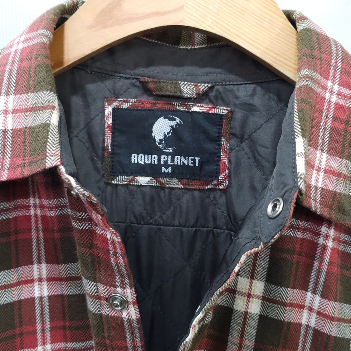 일본 AQUA PLANET 웨스턴 체크셔츠- M 상품이미지7