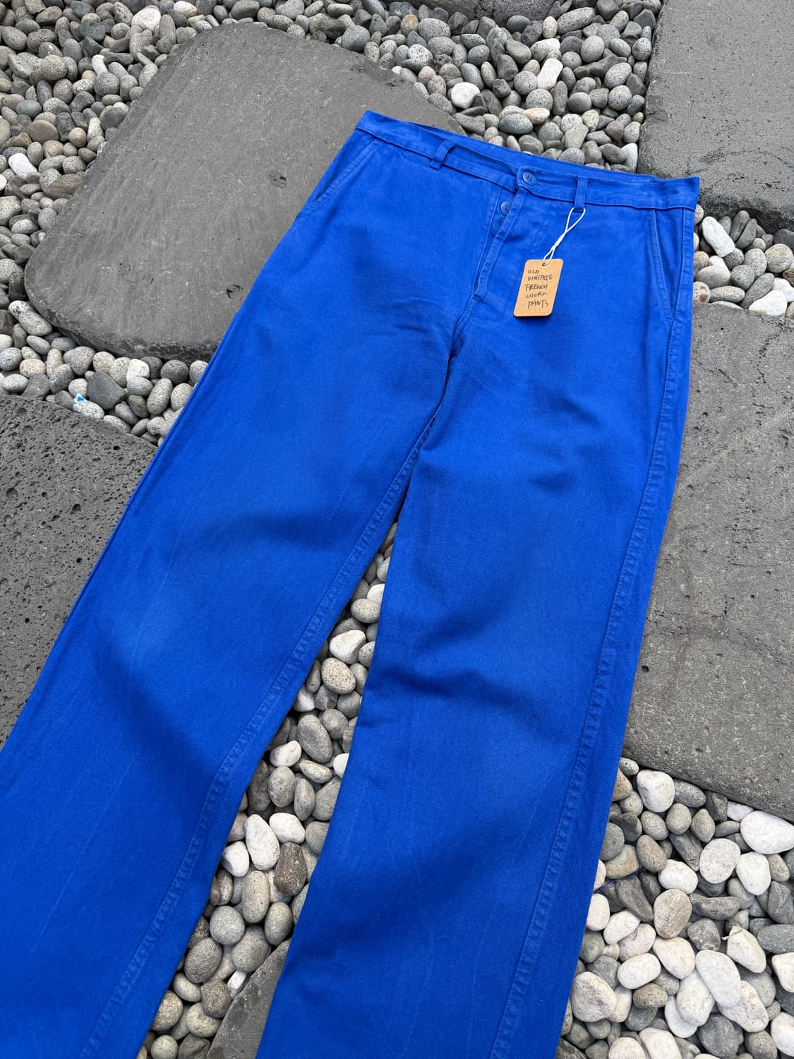 OLD VINTAGE WASHED BLUE 빈티지 프렌치워크팬츠 상품이미지5