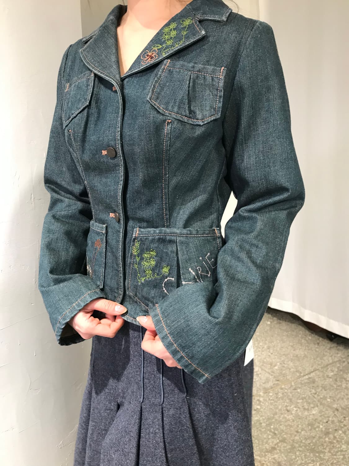 Jocomomola 데님 자켓 상품이미지2