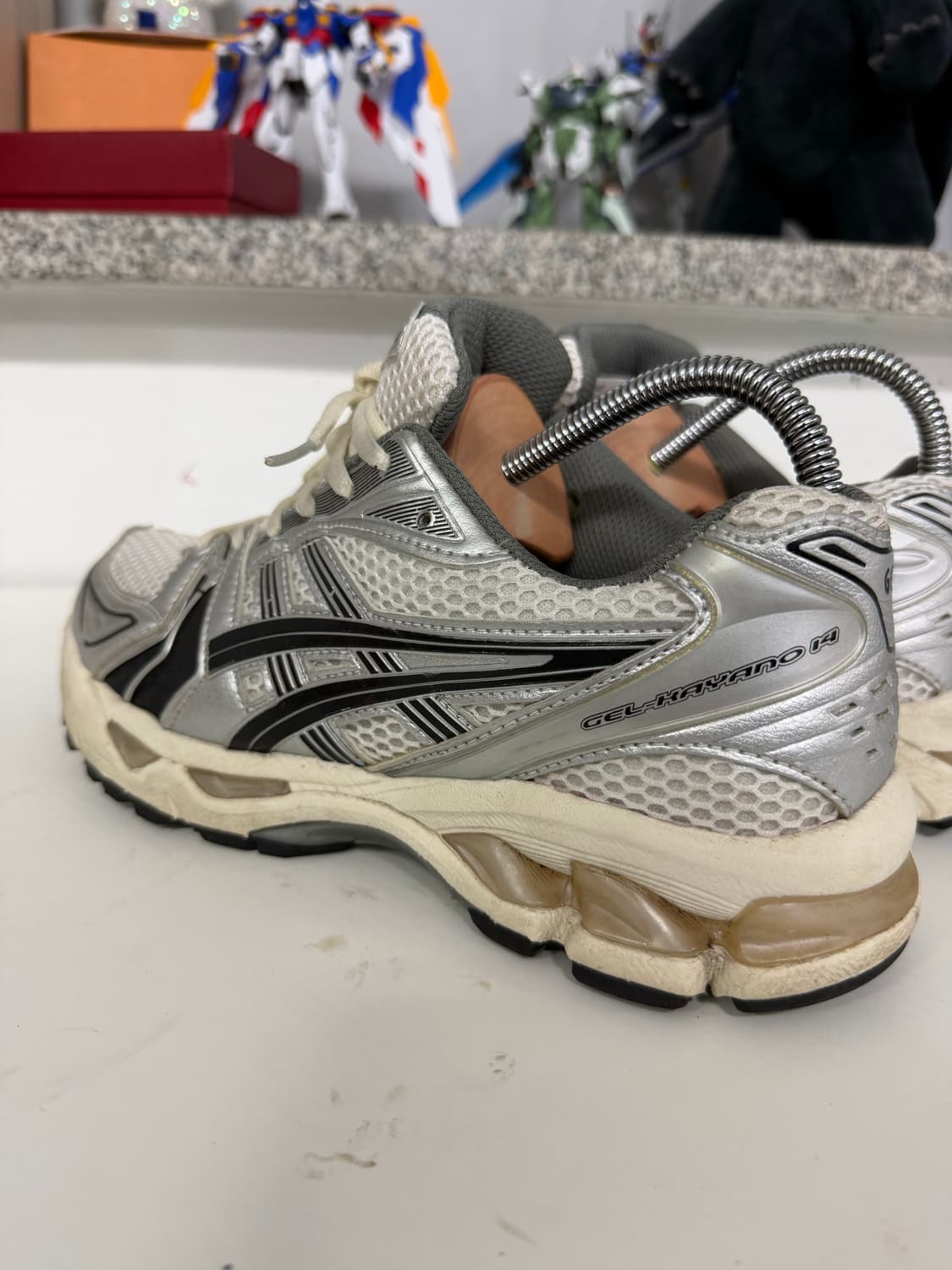 정품) 아식스 젤카야노14 x 실버블랙 자운드 운동화 265 상품이미지6