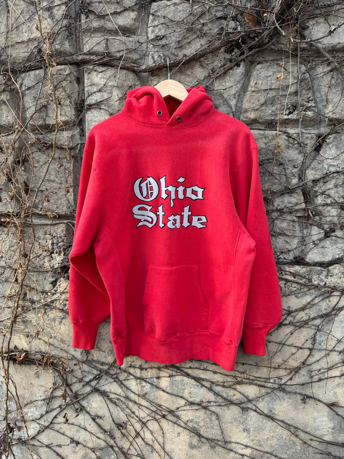 80s 챔피온 usa 빈티지 오하이오 프린팅 리버스위브 후드티 후디 상품이미지1