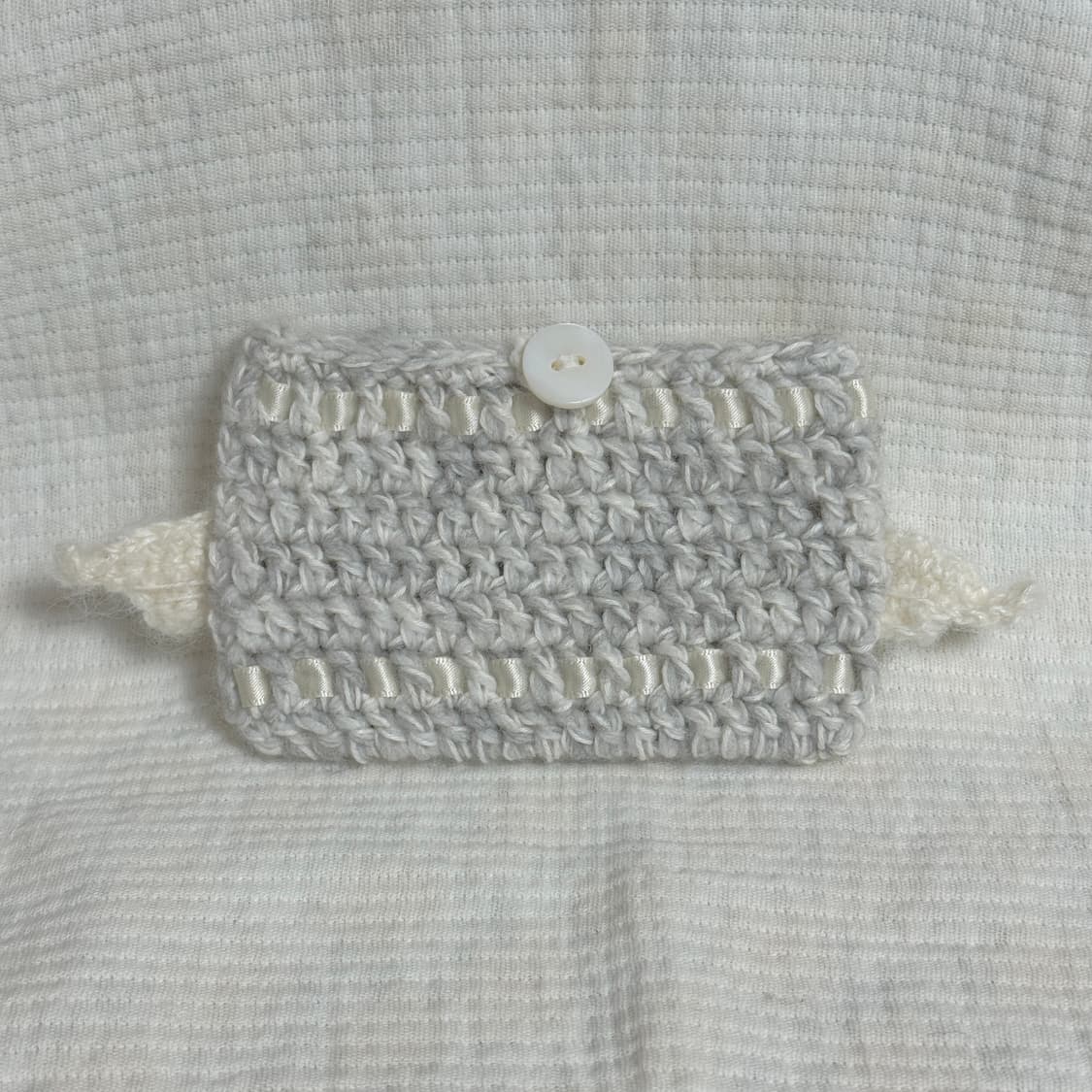 [핸드메이드] 천사날개 뜨개 카드지갑 상품이미지2