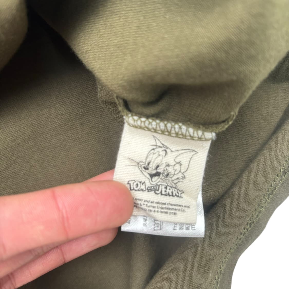 밴슨 레더 톰과제리 자수 카키 롱슬리브 M 상품이미지8