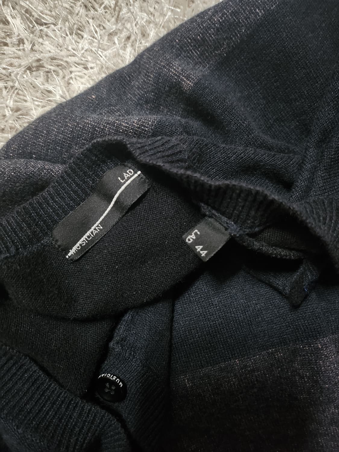 라드뮤지션 스트라이프 니트 가디건 상품이미지3