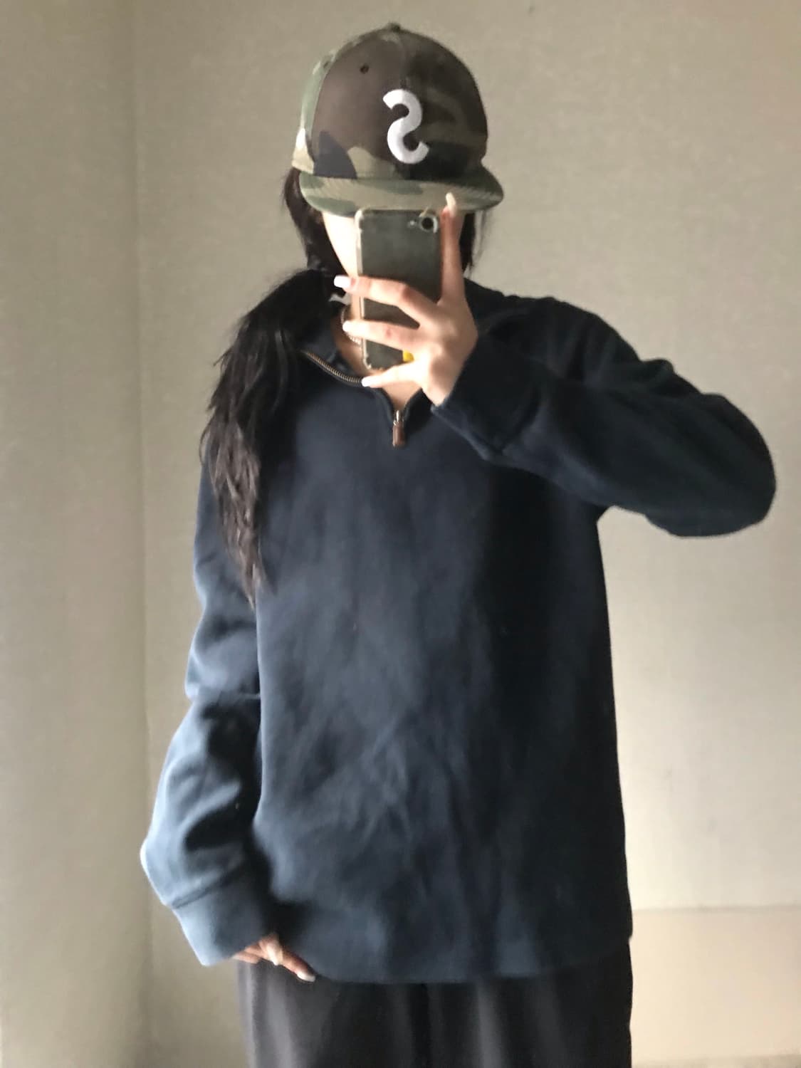 폴로 딥네이비 반집업 상품이미지3