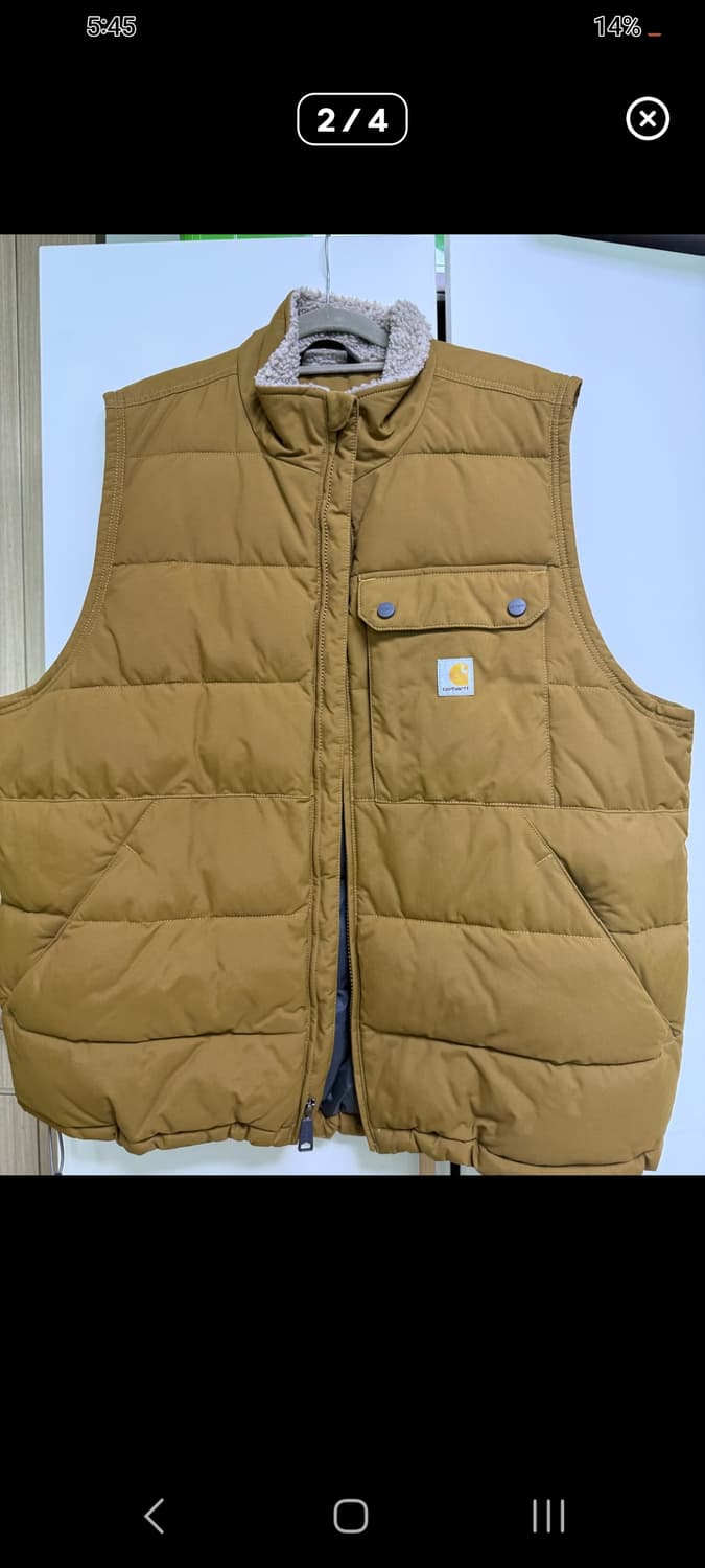 칼하트 패딩조끼 상품이미지2