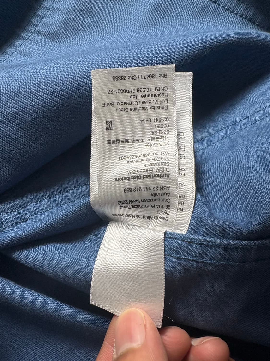 Deus 데우스 몰스킨 프렌치 워크자켓 XXL 상품이미지5