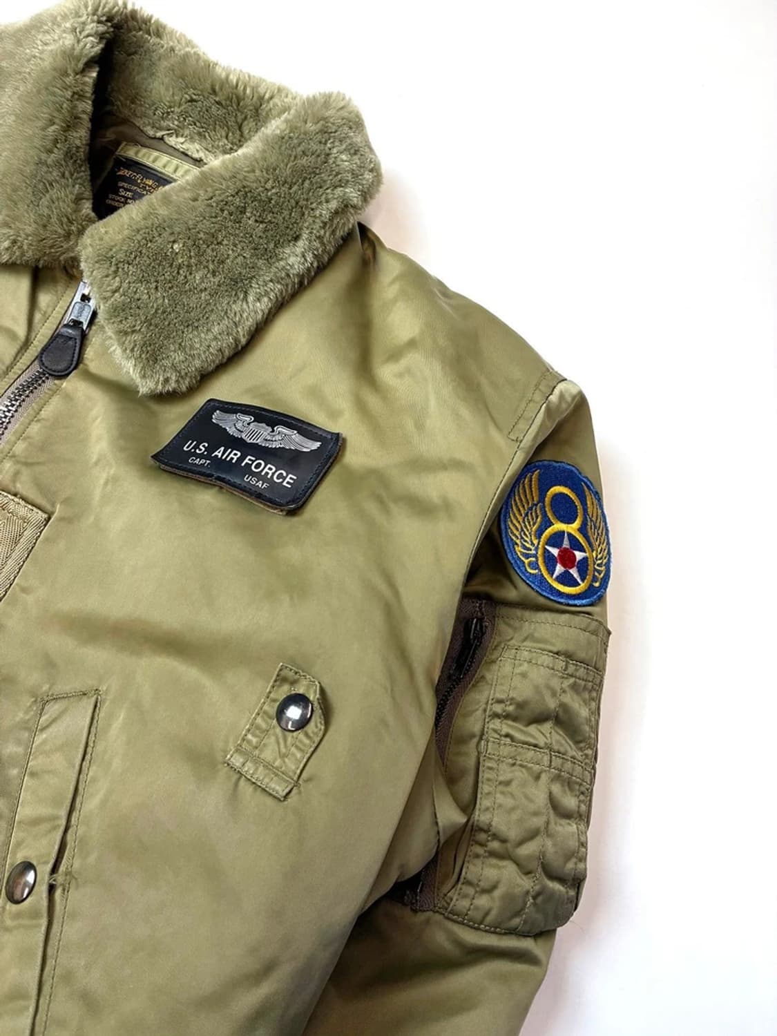 U.S B-15 밀리터리 플라이트 항공 점퍼 자켓 PN5719 상품이미지3