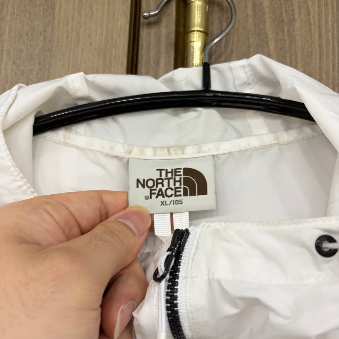 노스페이스 화이트라벨 화이트 경량 아노락 바람막이 (105/XL) 상품이미지5