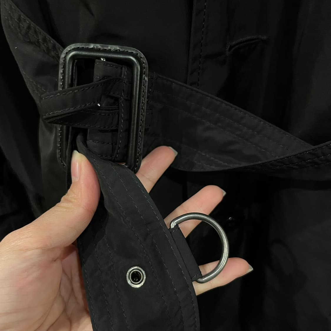 BURBERRY 버버리 런던 테크니컬 허리 벨티드 코트 상품이미지9