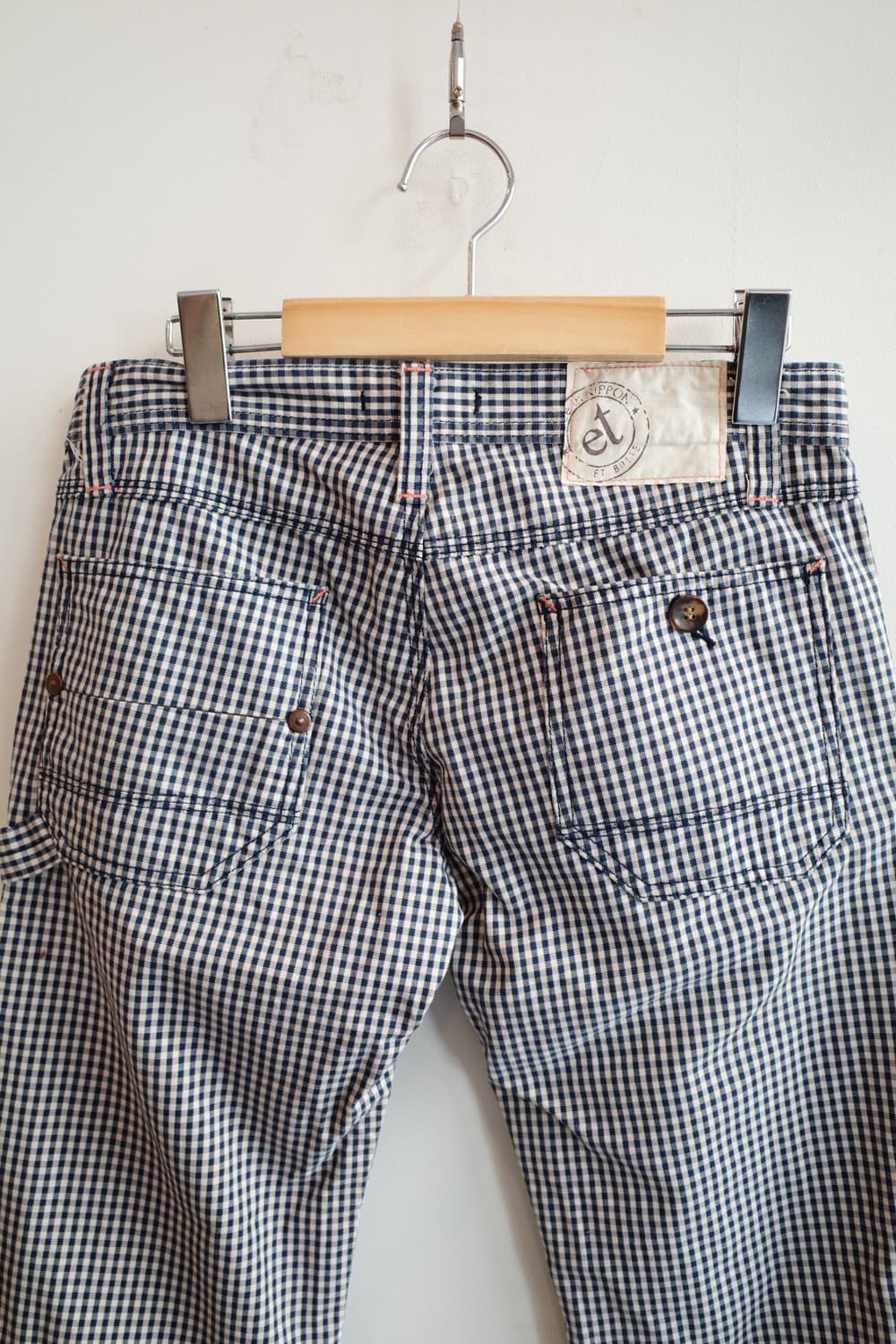 Japan brand 깅엄체크 워크팬츠 (made in Japan) 상품이미지7