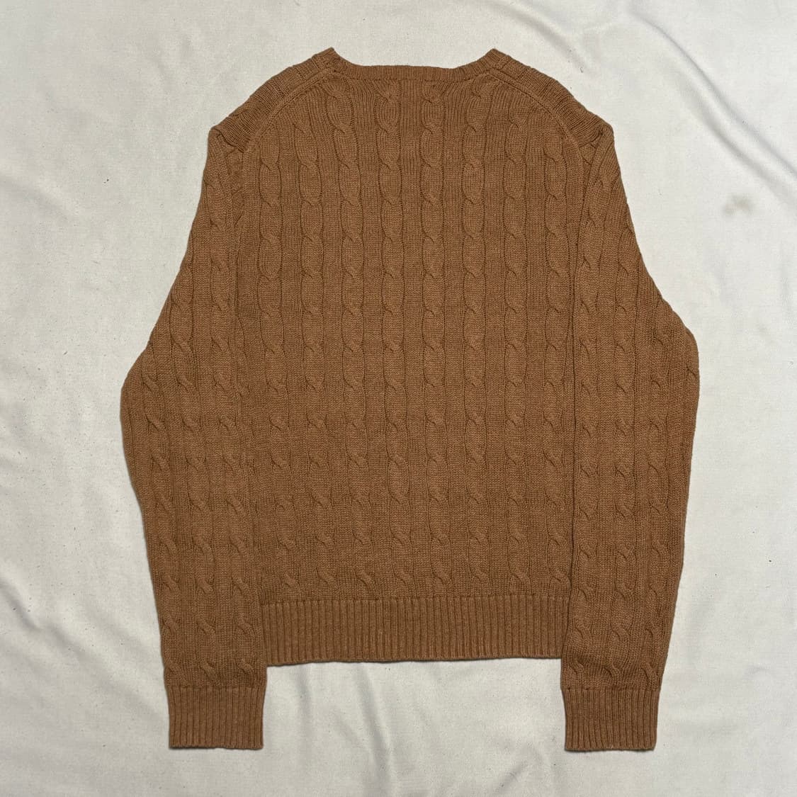 L 폴로랄프로렌 코튼 케이블 라운드넥 니트 상품이미지3