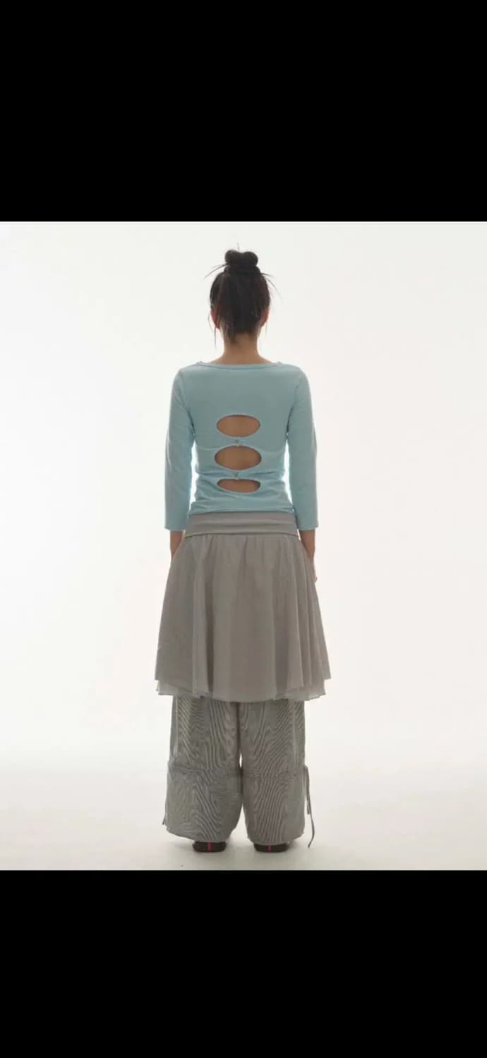 코이세이오 Back Circle Capri Sleeves SB F 상품이미지4
