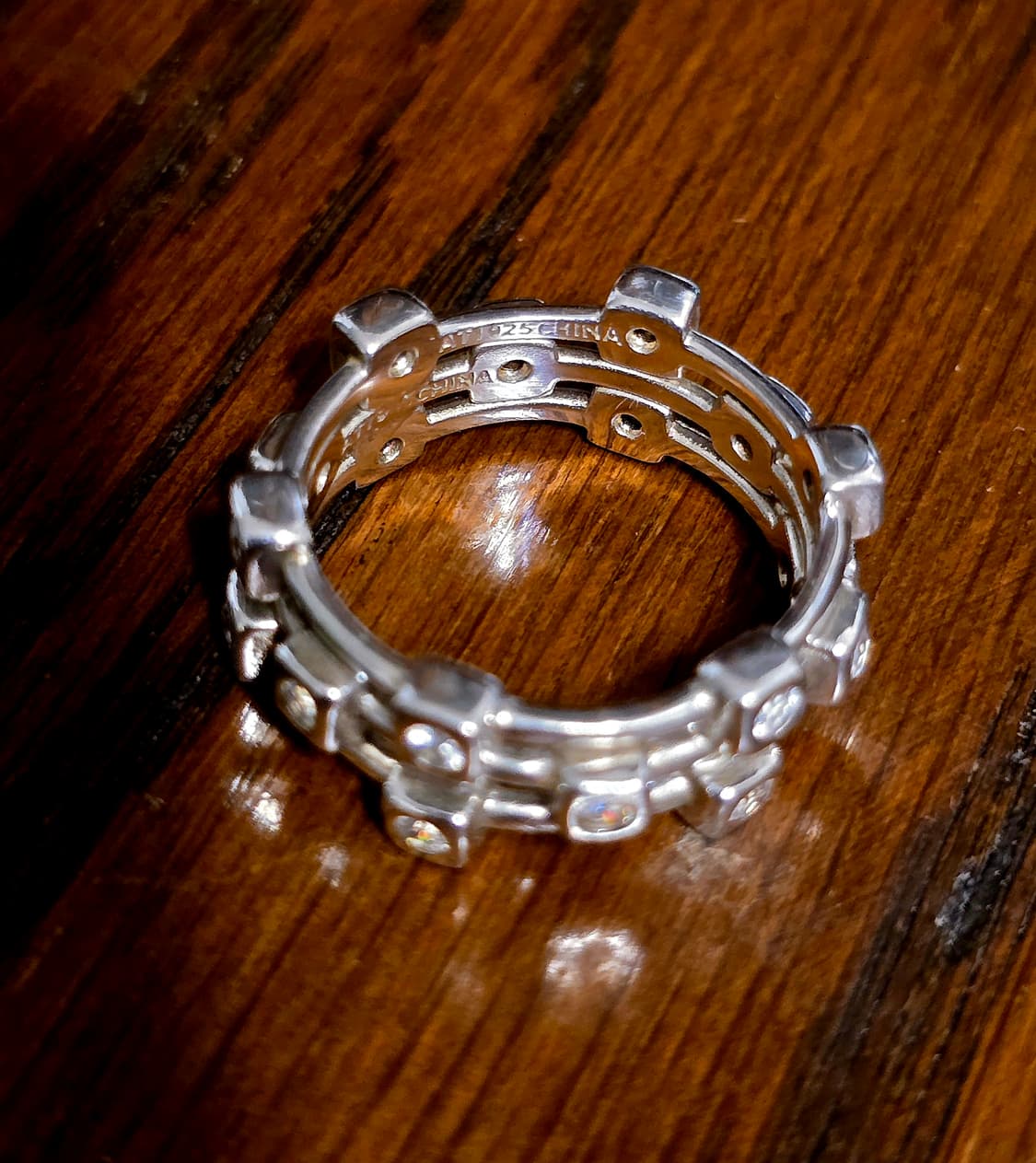 🇺🇸모던한 실버 925 은 세줄 bold ring 상품이미지3