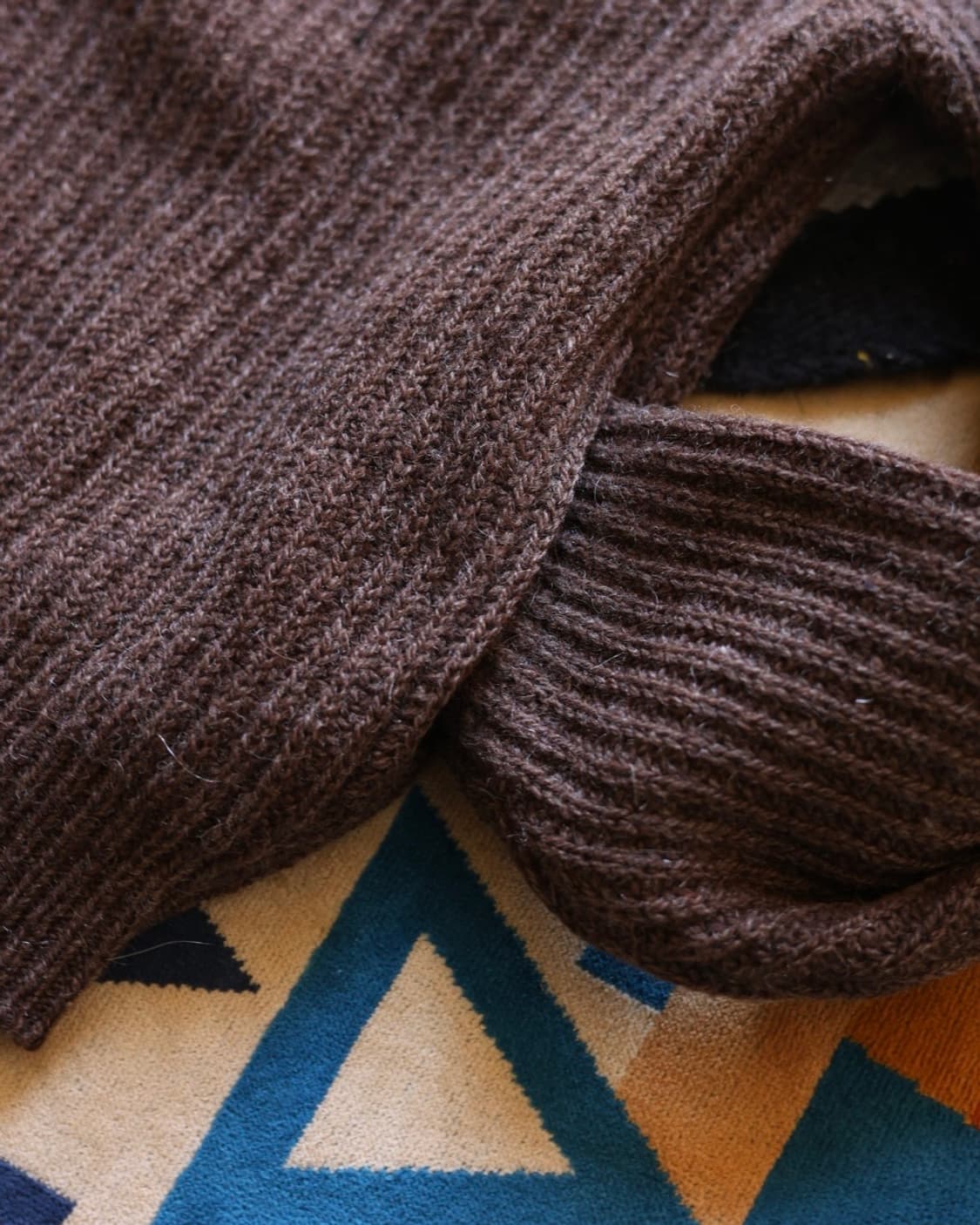 엘엘빈 80s 알파카 울 드라이버 풀 집업 니트 가디건 상품이미지6