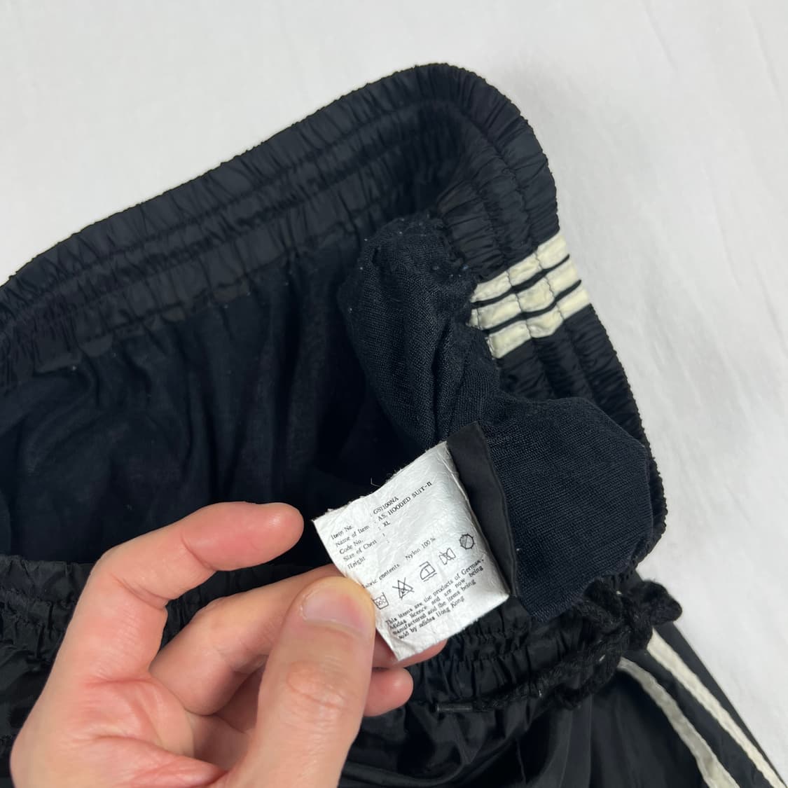90‘s 아디다스 adidas 로고 나일론 윈드팬츠 바지 상품이미지8