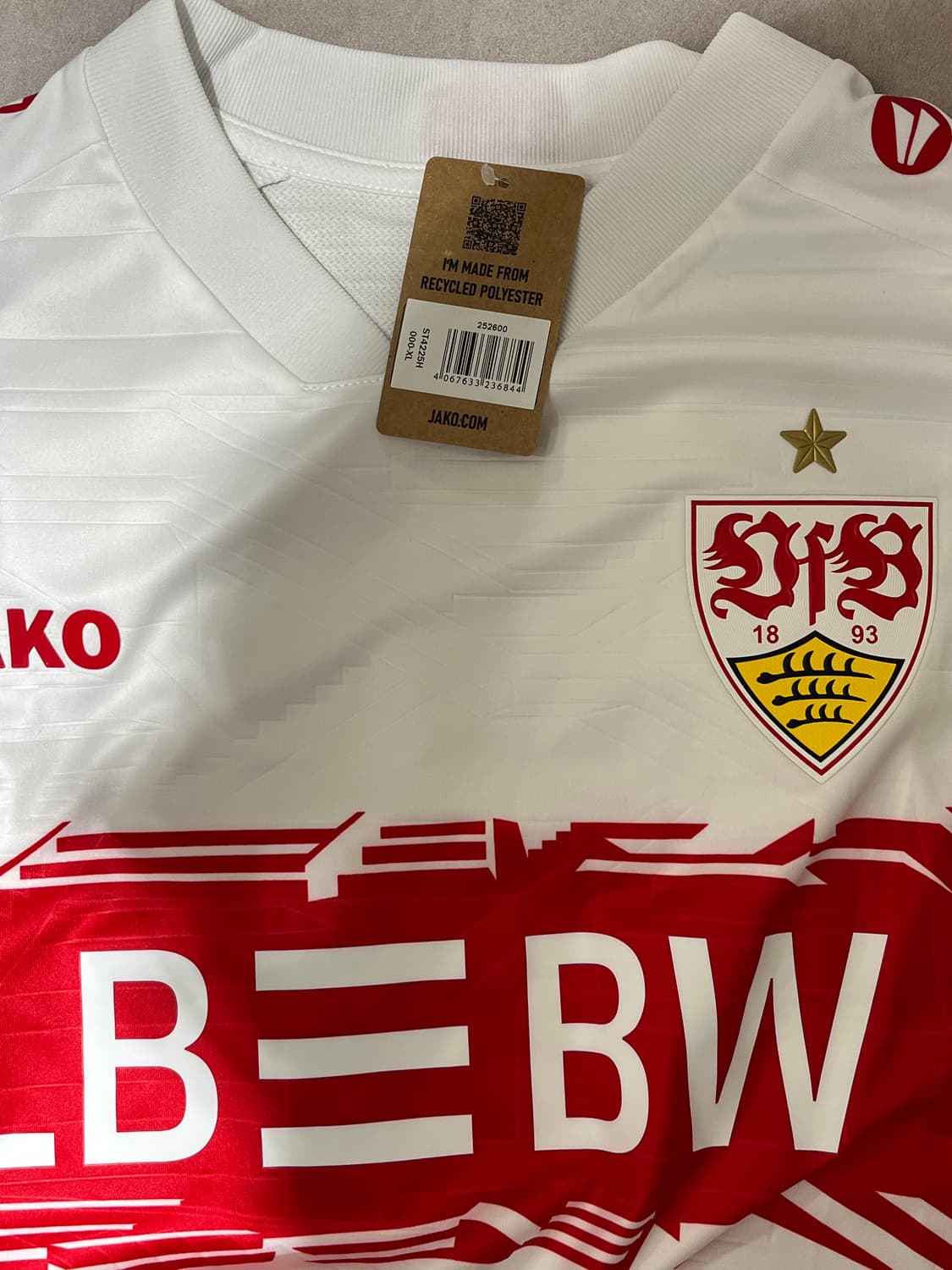 축구 져지 유니폼 슈투트가르트 독일 야코 JAKO LBBW 상품이미지2