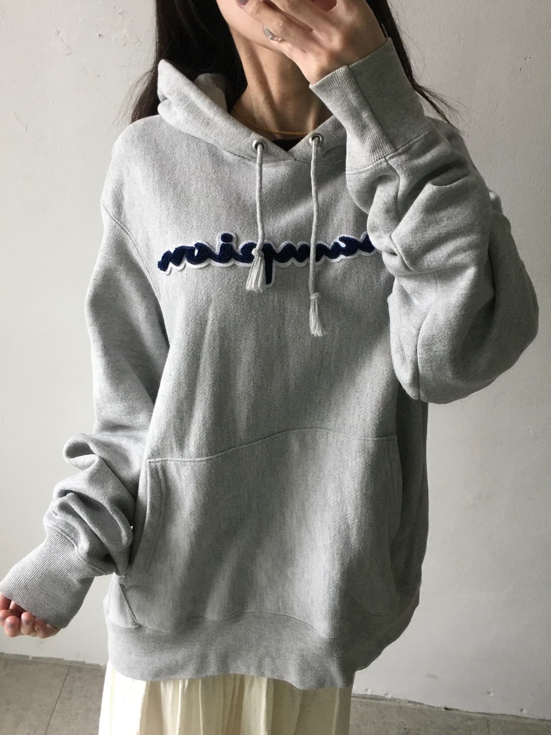 챔피온 빅로고 후드티 상품이미지1