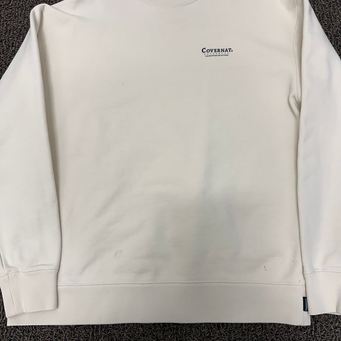 커버낫 맨투맨 아이보리 M 상품이미지3