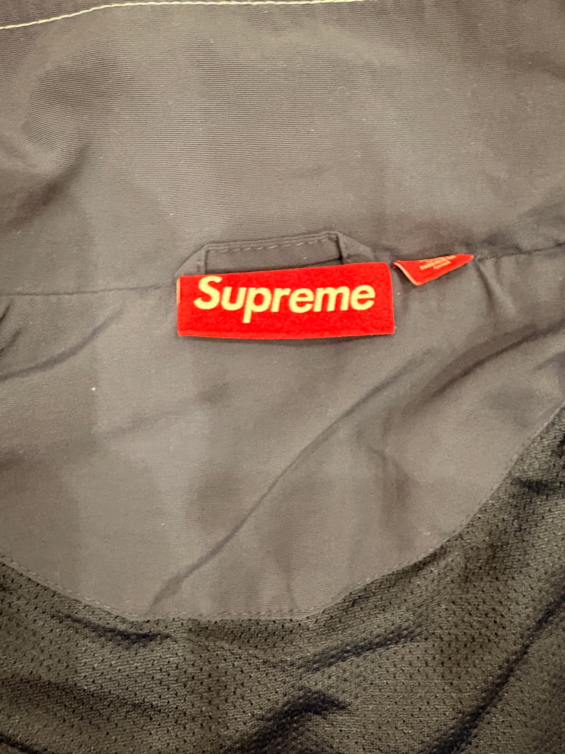 슈프림 25ss 스펠아웃 자수 트랙자켓 네이비 상품이미지6