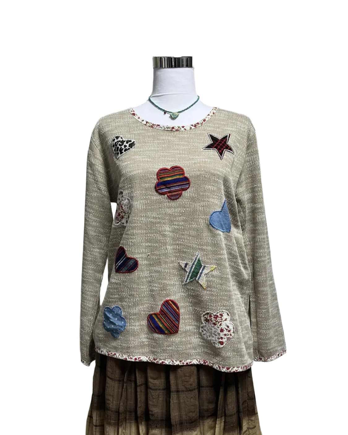 Cute patch knit 상품이미지3