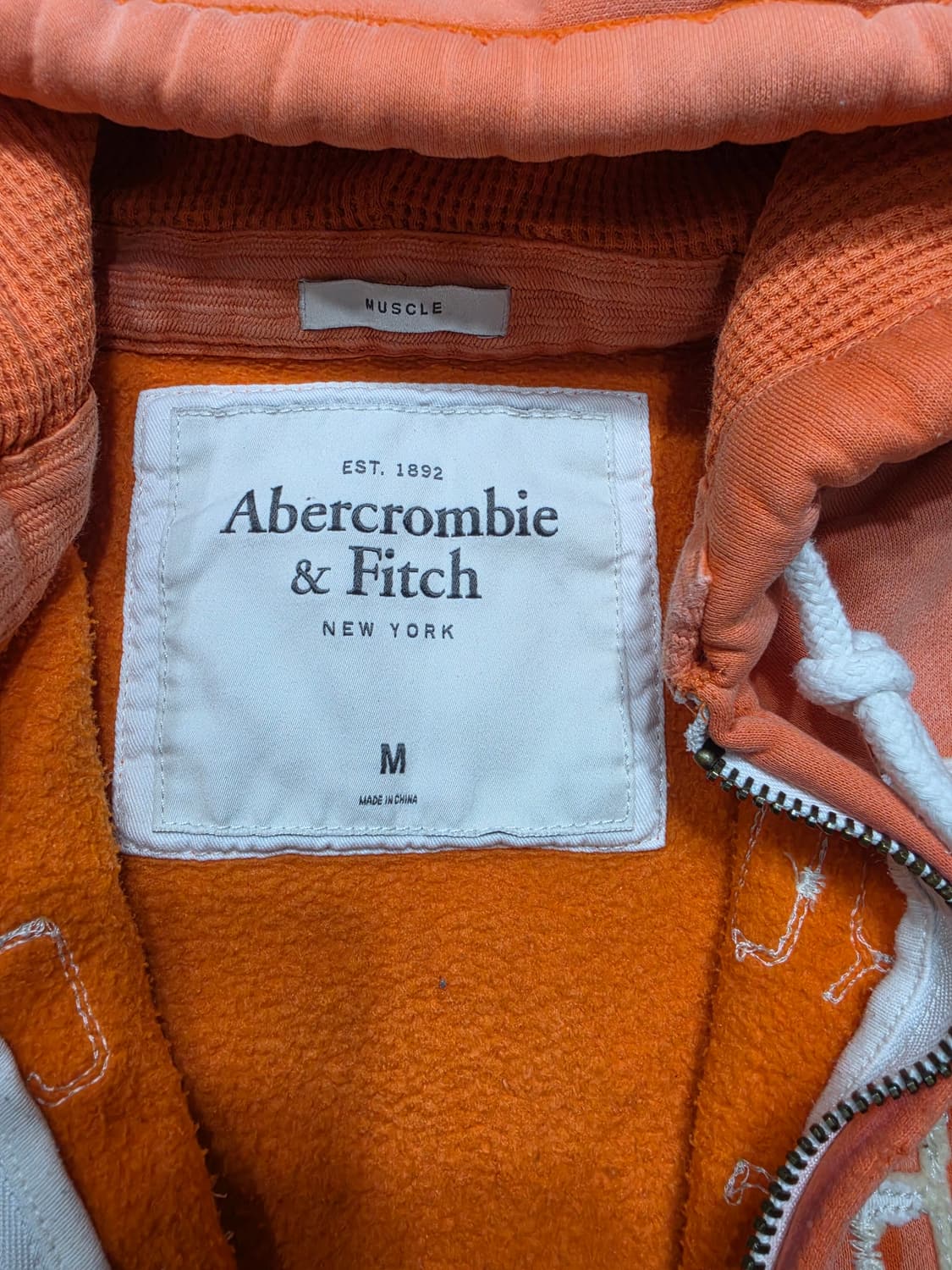 아베크롬비 페이드 데미지 Y2K 빈티지 후드집업 M 상품이미지7