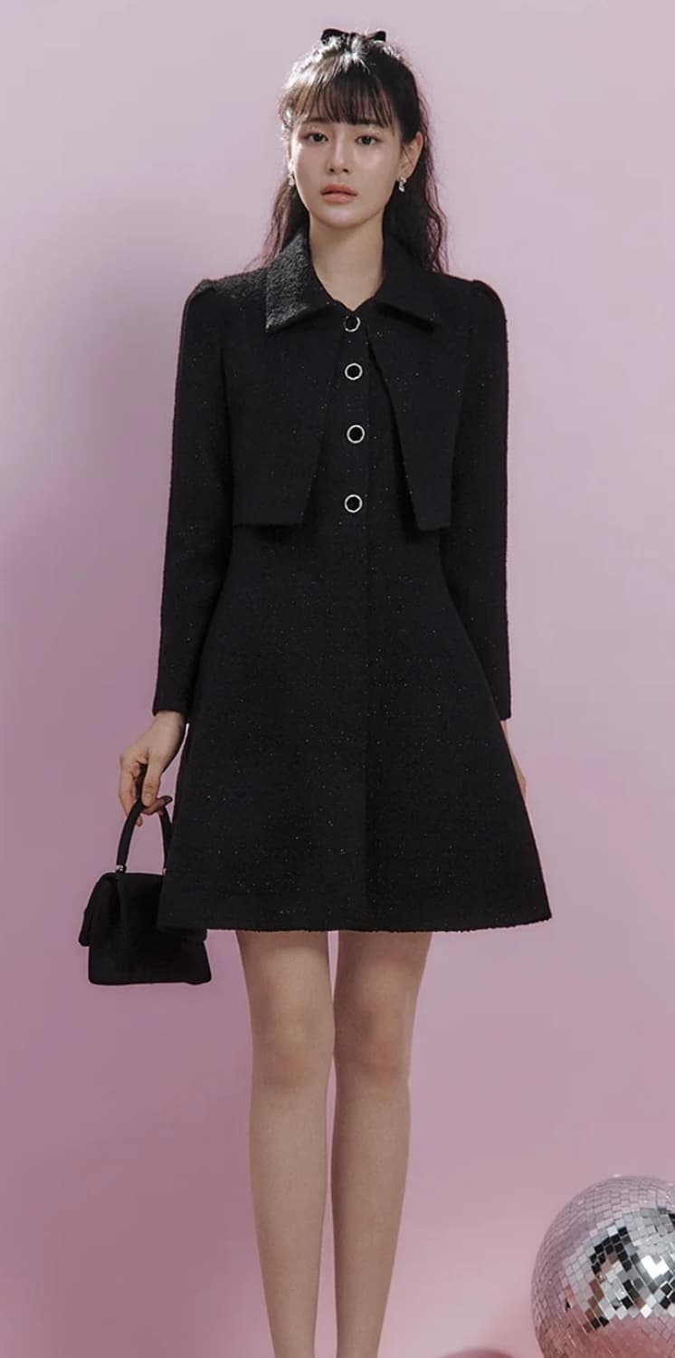 이바나헬싱키 블랙 원피스 상품이미지1