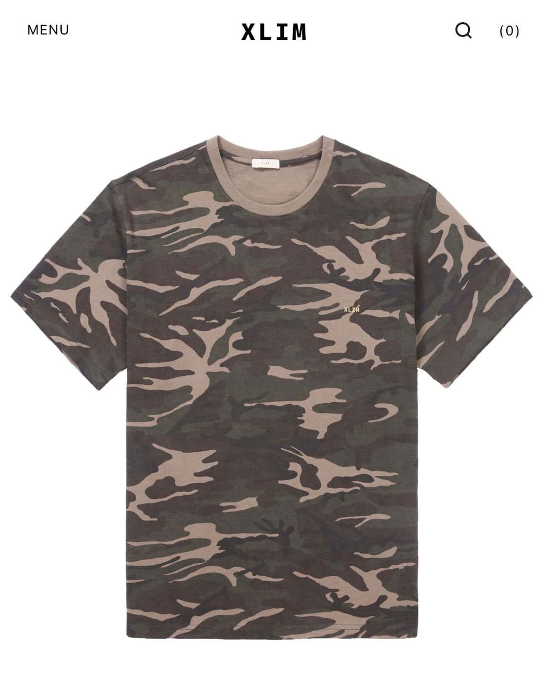 xlim 엑슬림 01 티셔츠 카모 xl사이즈 삽니다 상품이미지1