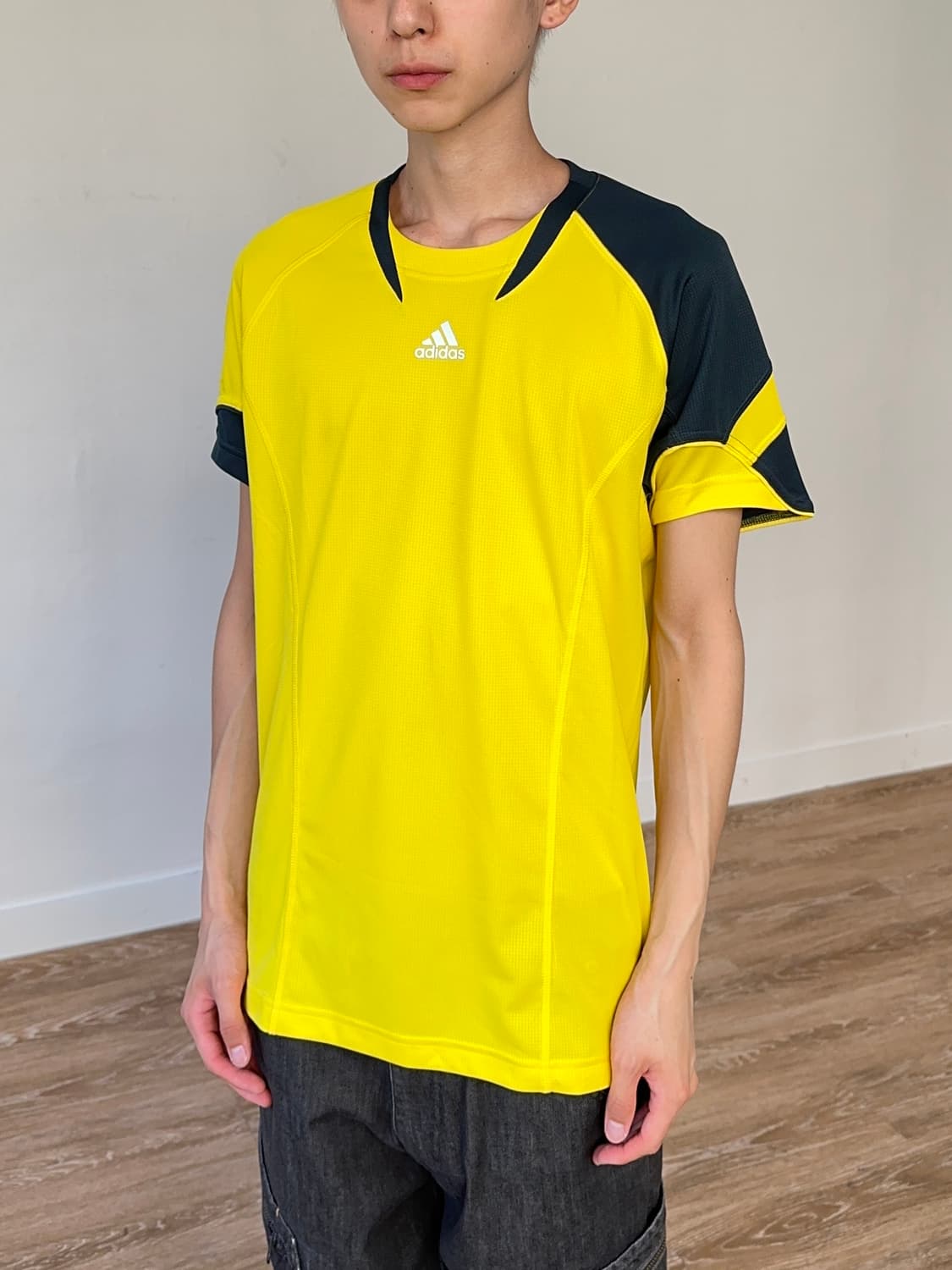 Adidas CLIMA LITE 스포티 옐로 티셔츠 상품이미지2