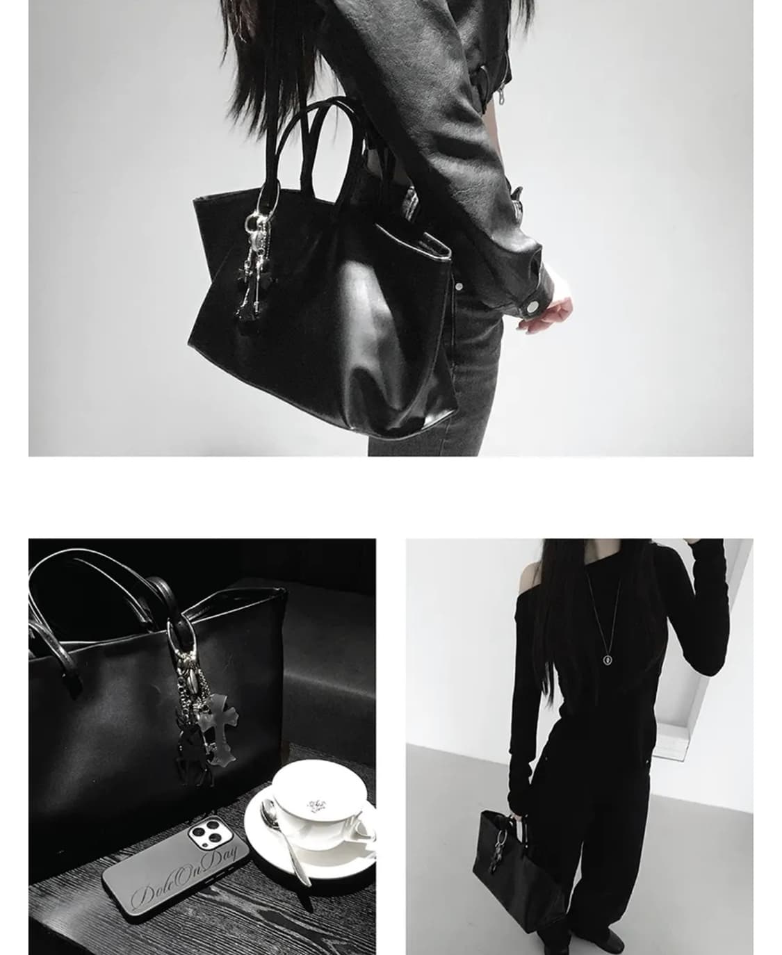 (새상품) 도트온 De-mood Big Shoulder Bag 상품이미지3