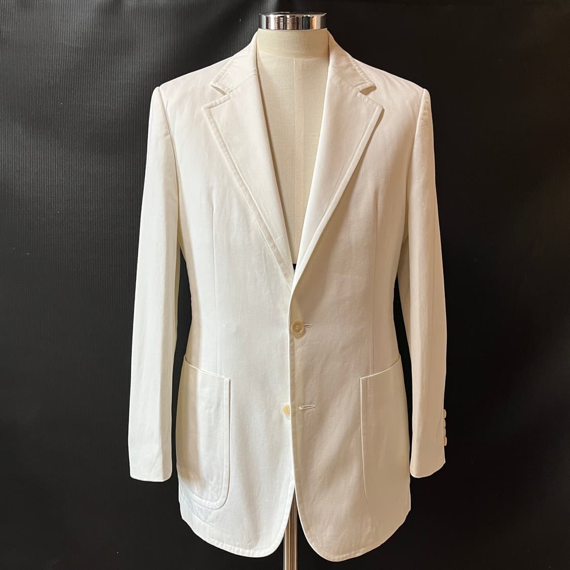 L) 휴고 보스 Made in Germany 코튼 화이트 테일러드 자켓 상품이미지1