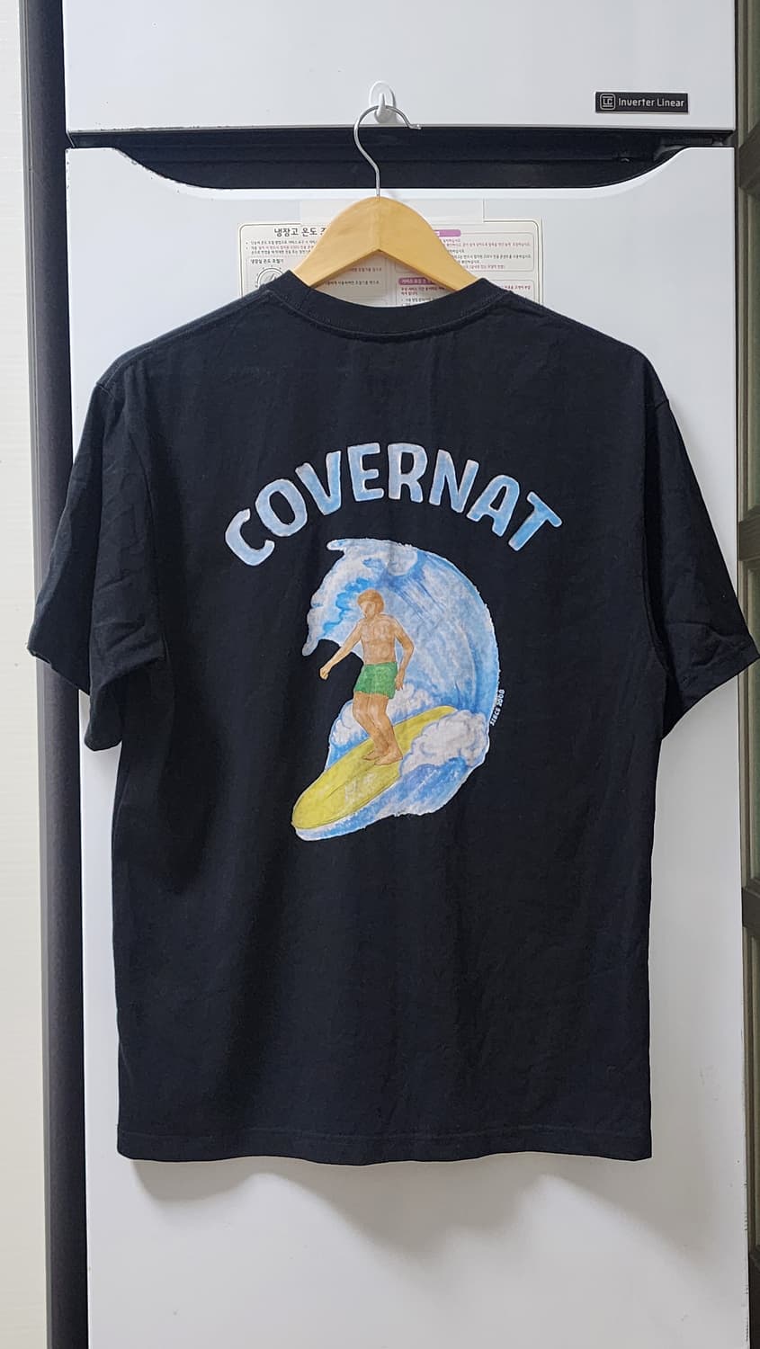 커버낫 블랙 서핑 반팔티 S 상품이미지2