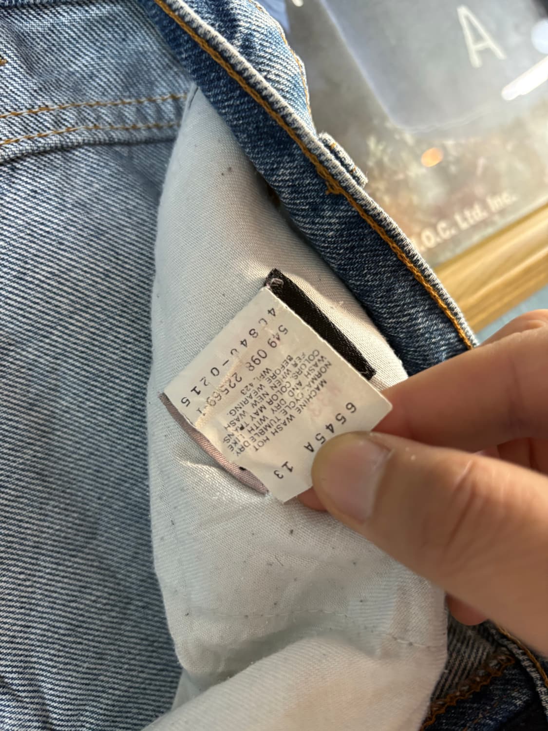 80’s USA Levis 840 Denim Pant.  상품이미지6