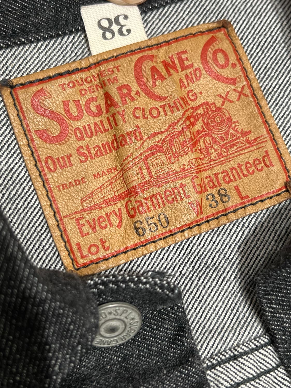 슈가케인 1953 흑청 블랙 2세대 데님 자켓 상품이미지3