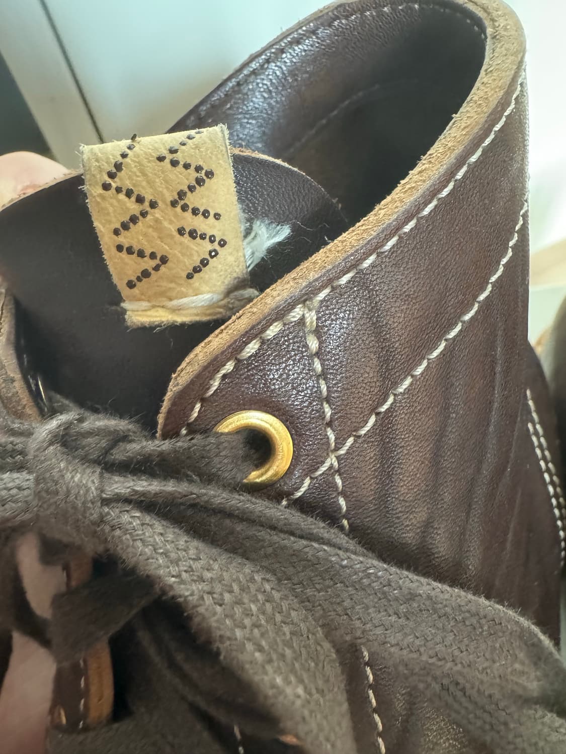 [M11] 비즈빔 22aw 브리가디어 부츠 다크브라운 상품이미지6