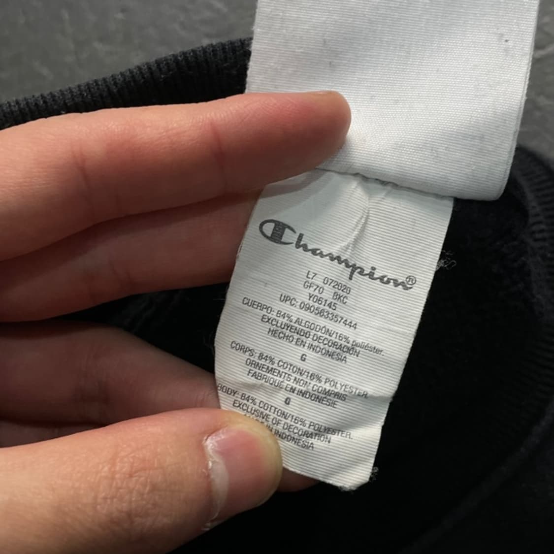 100 챔피언 리버스위브 맨투맨 상품이미지4