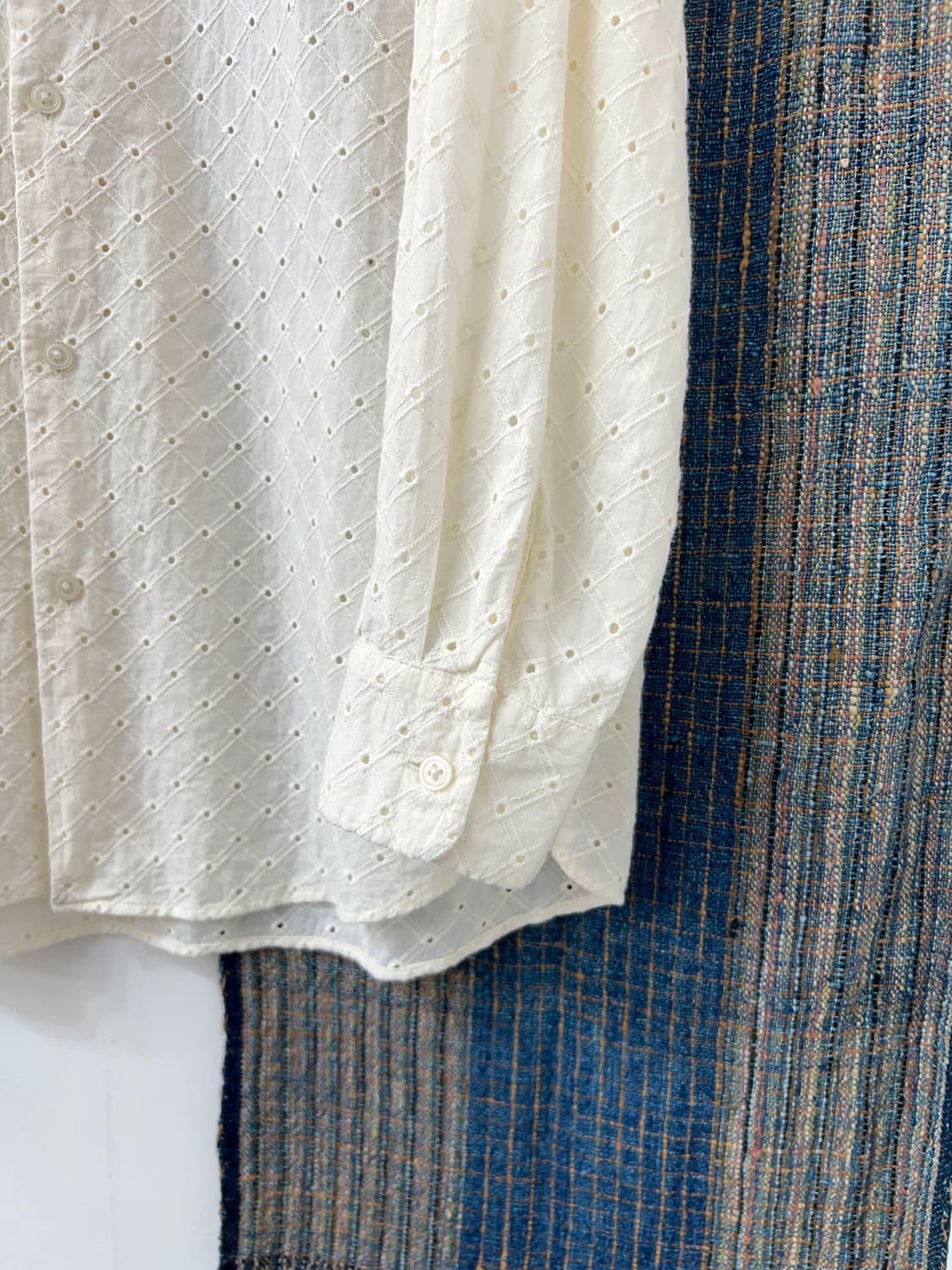 Embroidered Cotton Eyelet Shirt 상품이미지4