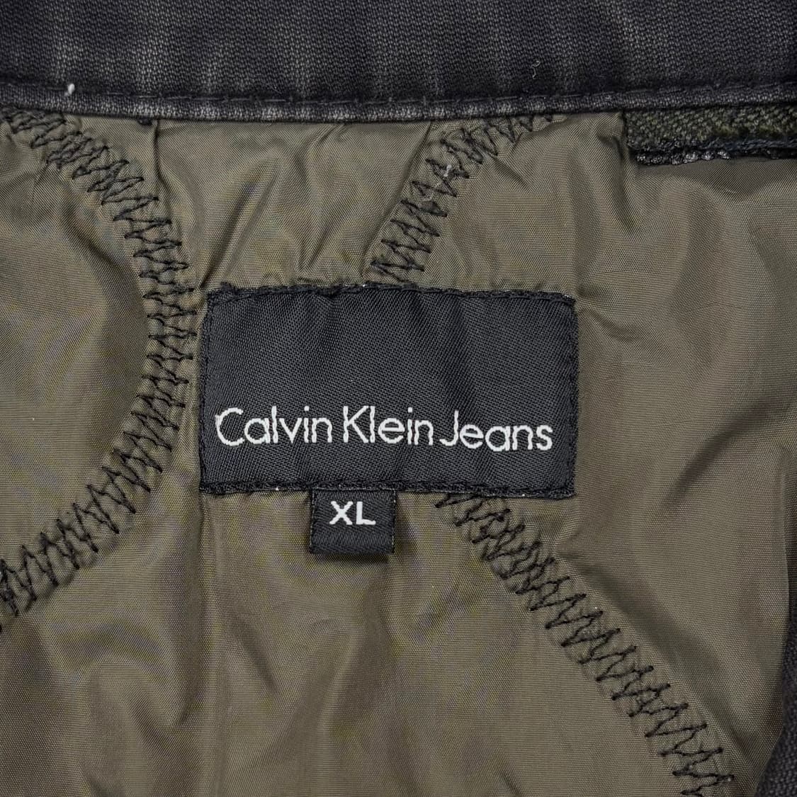 Clavin Klein jeans 빈티지 워크 데님 자켓 XL 상품이미지7