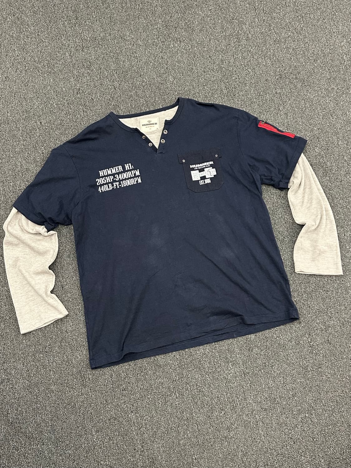 5L)Hummer 빈티지 롱슬리브 상품이미지2