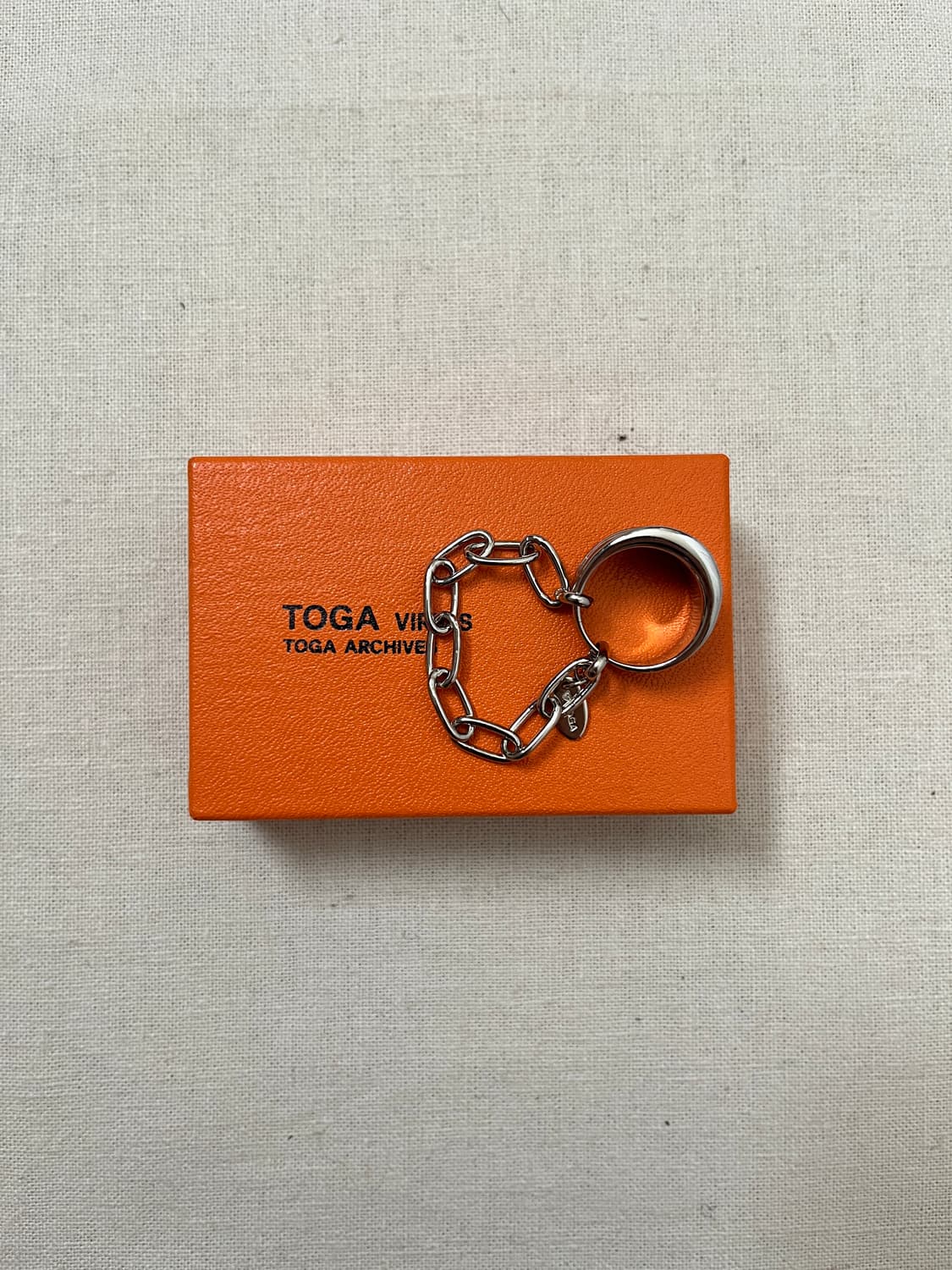 Toga virilis 체인 링 토가 아카이브 반지 웨스턴 상품이미지5