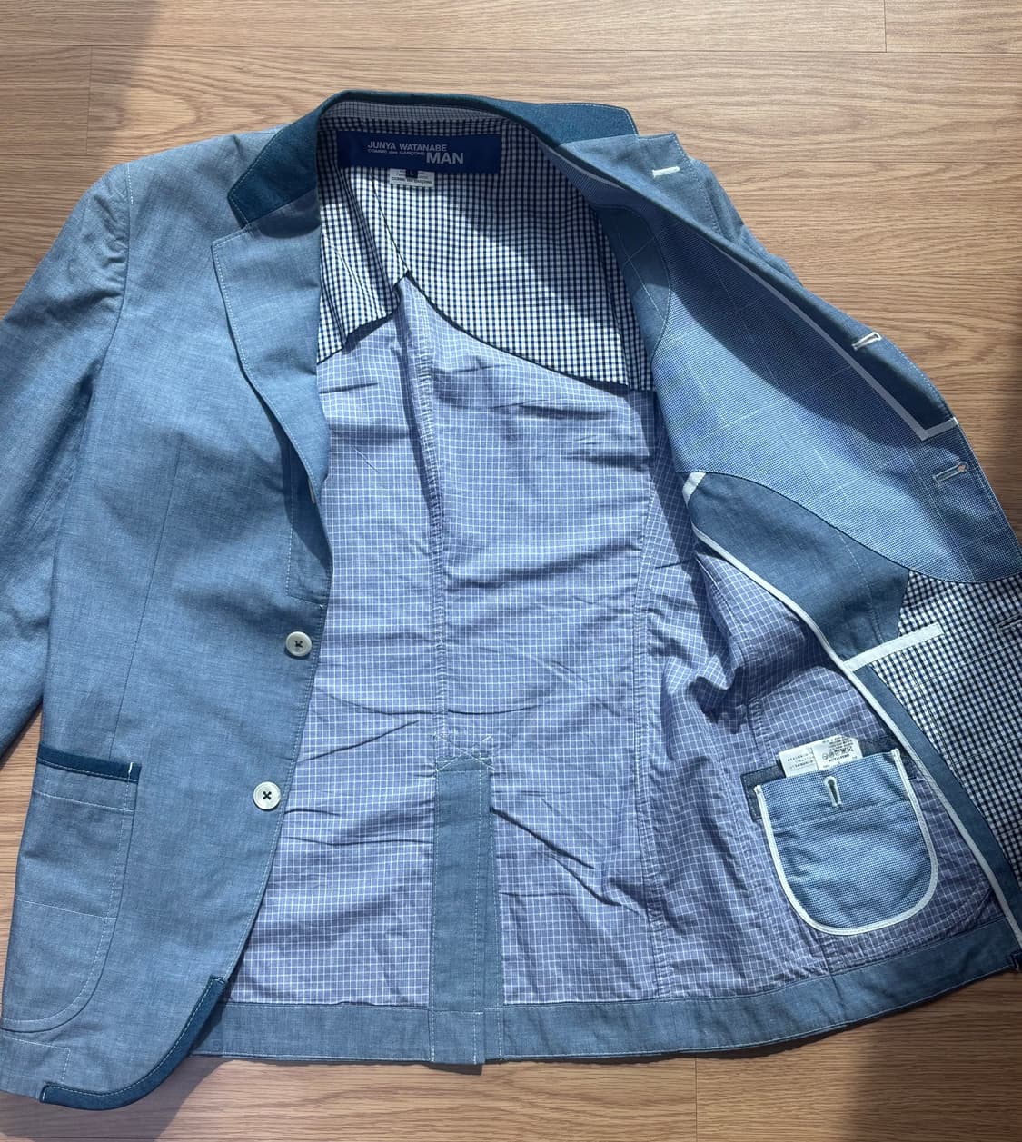 준야 와타나베 꼼데가르송 면 자켓 L 상품이미지5