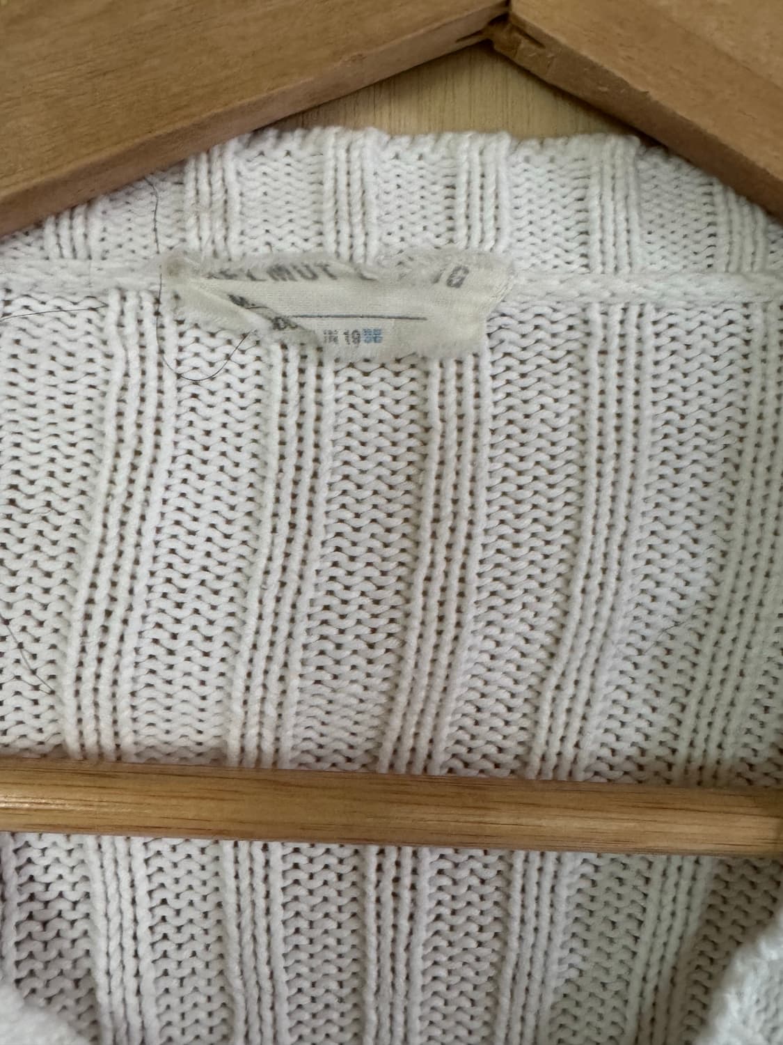 헬무트랭 본인기 98 밀리터리 브이넥 니트 상품이미지4