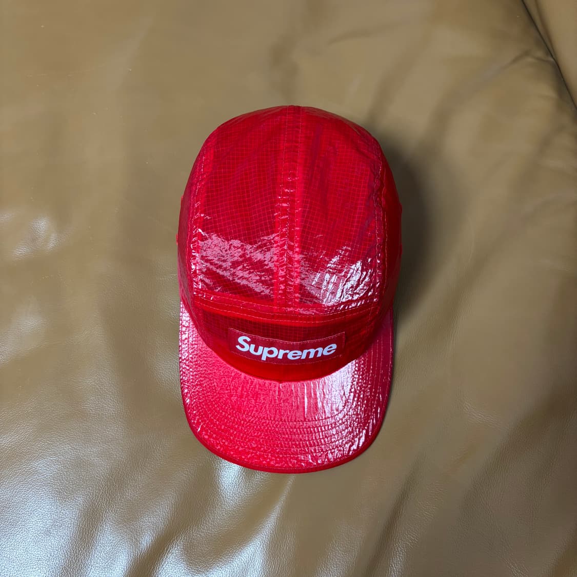 Supreme 슈프림 레드 캠프캡 모자 (Ripstop Red) 상품이미지5